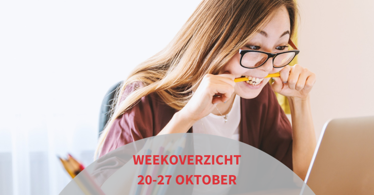 WEEKOVERZICHT 20-27 OKTOBER