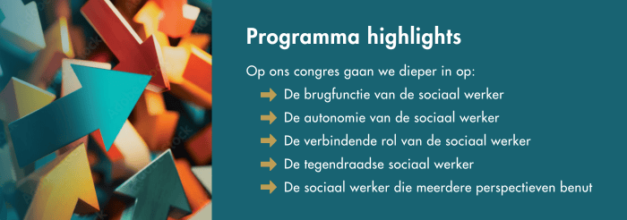 Programma highlights - congres Sociaal werk navigeren tussen burger en overheid